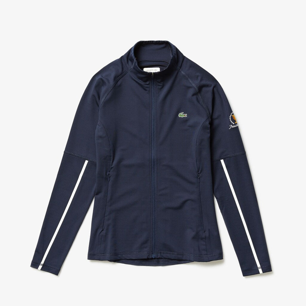 Women's Presidents Cup Breathable Stretch Zip Golf Sweatshirt / Lacoste