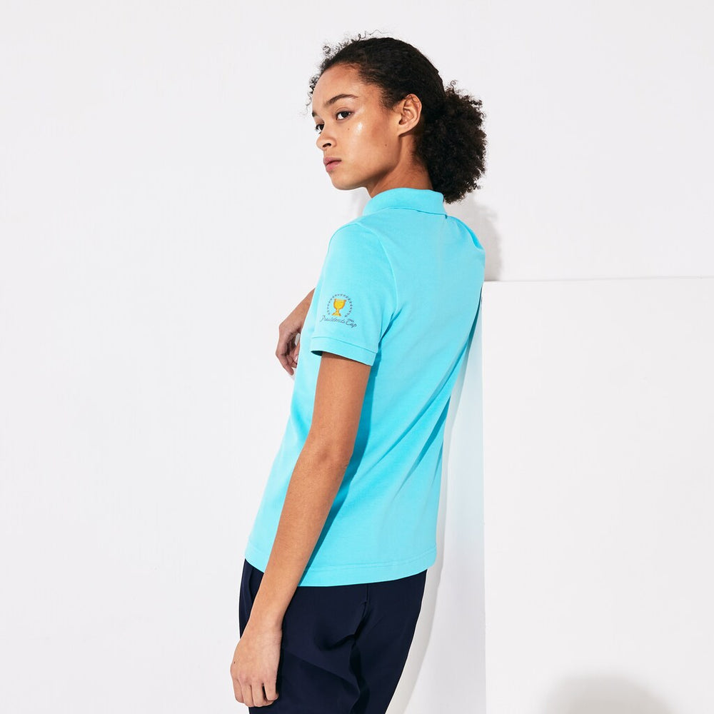 Women's Presidents Cup Stretch Cotton Piqué Golf Polo Shirt / Lacoste