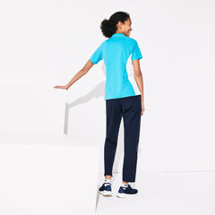 Women's Presidents Cup Breathable Texturized Color-Blocked Golf Polo / Lacoste