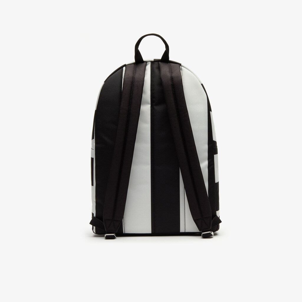Men's Lacoste LIVE Detachable Pouch Striped Backpack / Lacoste