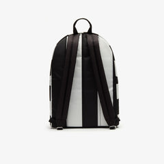 Men's Lacoste LIVE Detachable Pouch Striped Backpack / Lacoste