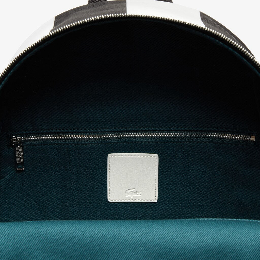 Men's Lacoste LIVE Detachable Pouch Striped Backpack / Lacoste