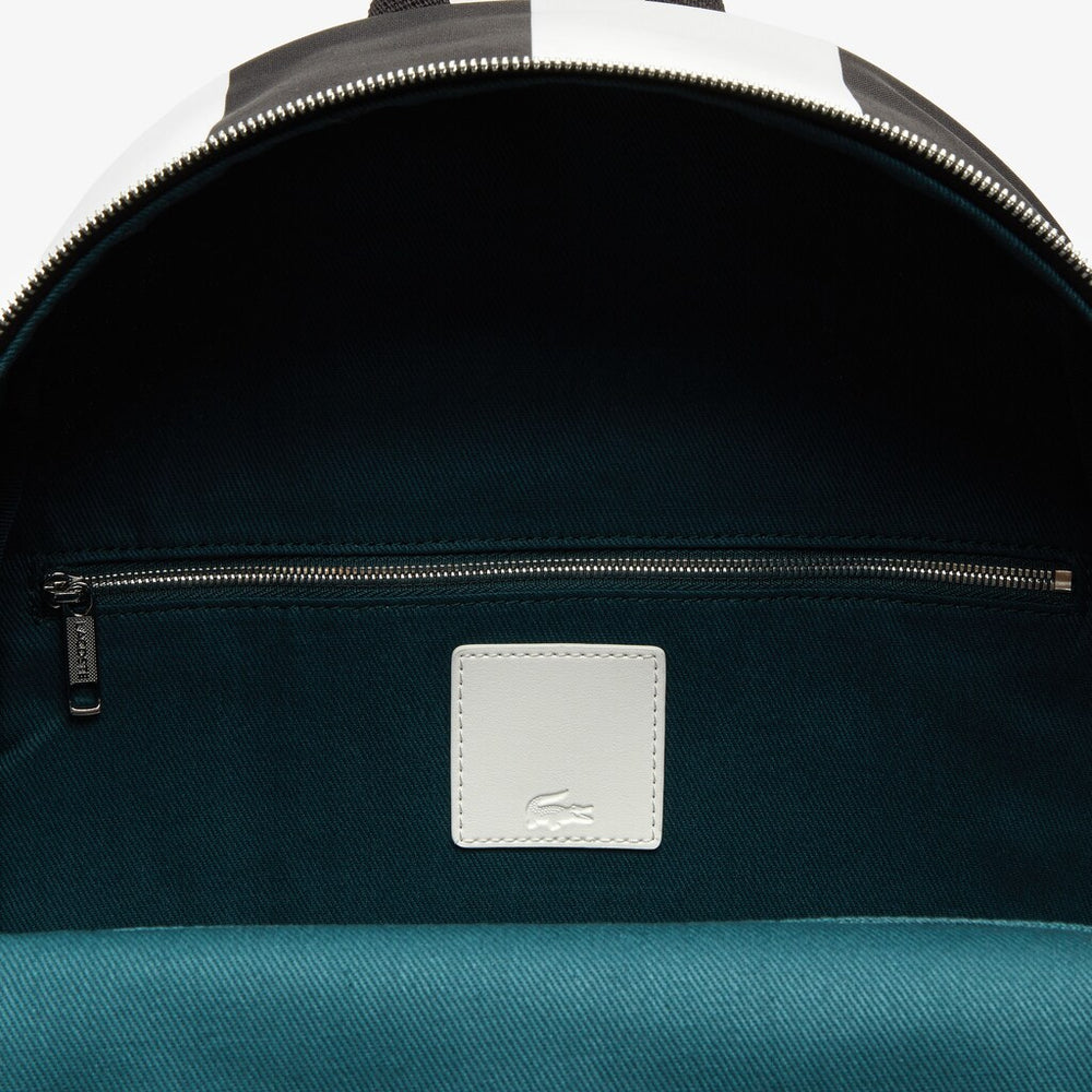 Men's Lacoste LIVE Detachable Pouch Striped Backpack / Lacoste