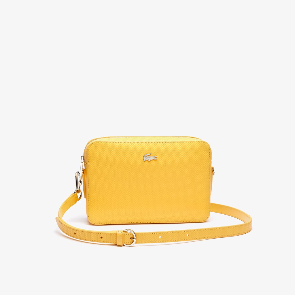 Women's Chantaco Leather Square Shoulder Bag / Lacoste