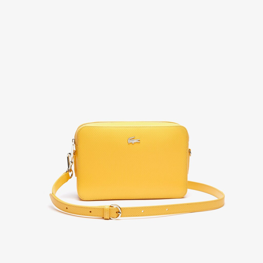 Women's Chantaco Leather Square Shoulder Bag / Lacoste