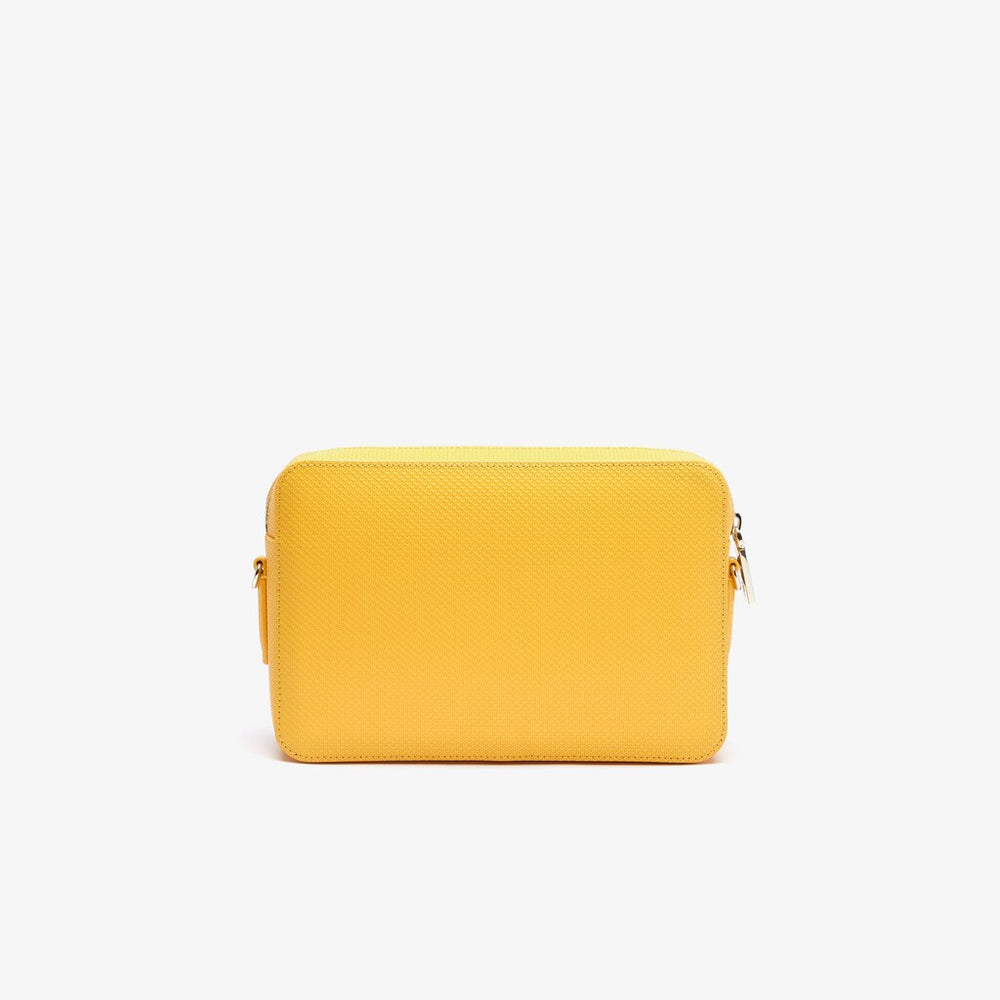Women's Chantaco Leather Square Shoulder Bag / Lacoste