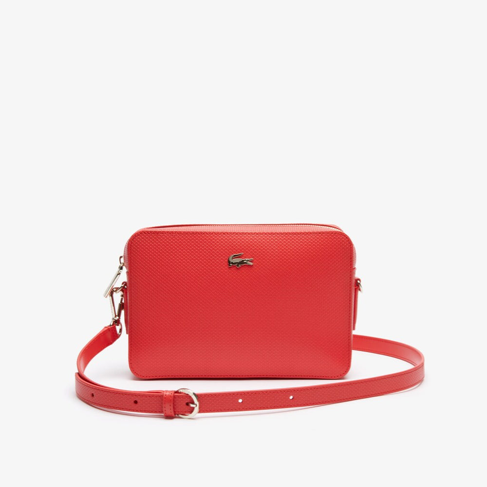 Women's Chantaco Leather Square Shoulder Bag / Lacoste