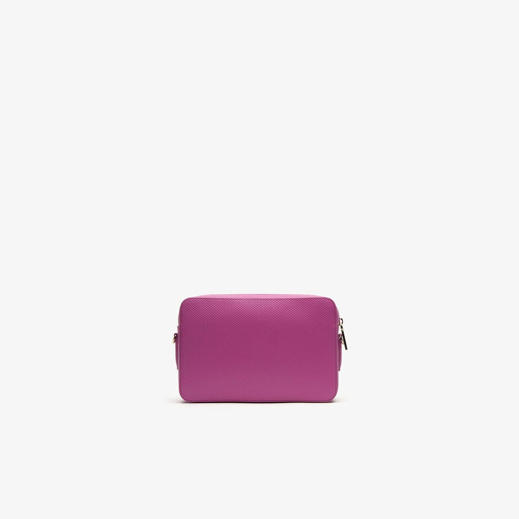 Women's Chantaco Leather Square Shoulder Bag / Lacoste