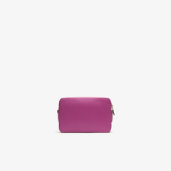 Women's Chantaco Leather Square Shoulder Bag / Lacoste