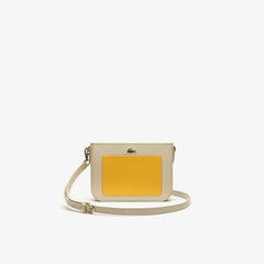 Women's Chantaco Colourblock Piqué Leather Shoulder Bag / Lacoste