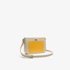 Women's Chantaco Colourblock Piqué Leather Shoulder Bag / Lacoste