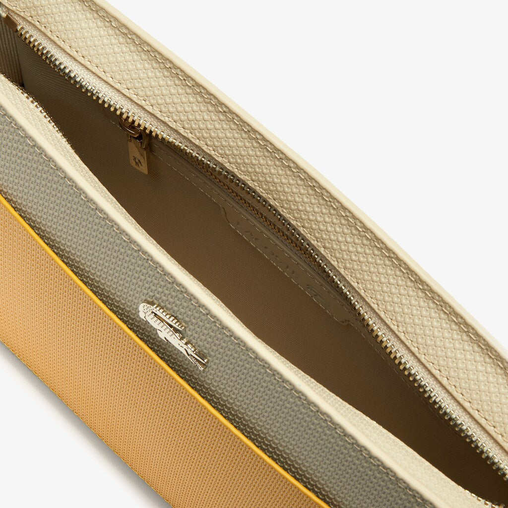 Women's Chantaco Colourblock Piqué Leather Shoulder Bag / Lacoste