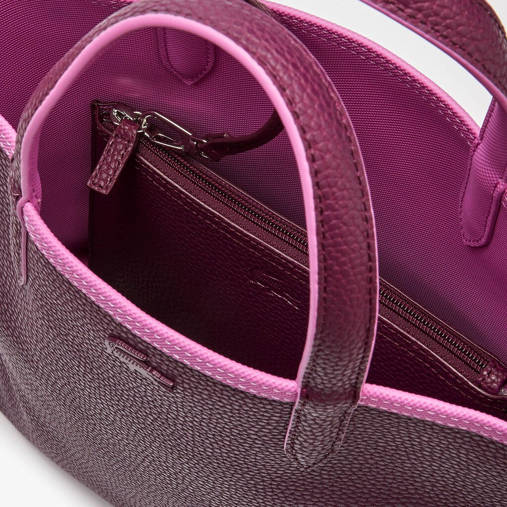 Women's Anna Reversible Coated Canvas Tote Bag / Lacoste