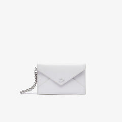 Women's Chantaco Chain Leather Envelope Wallet / Lacoste
