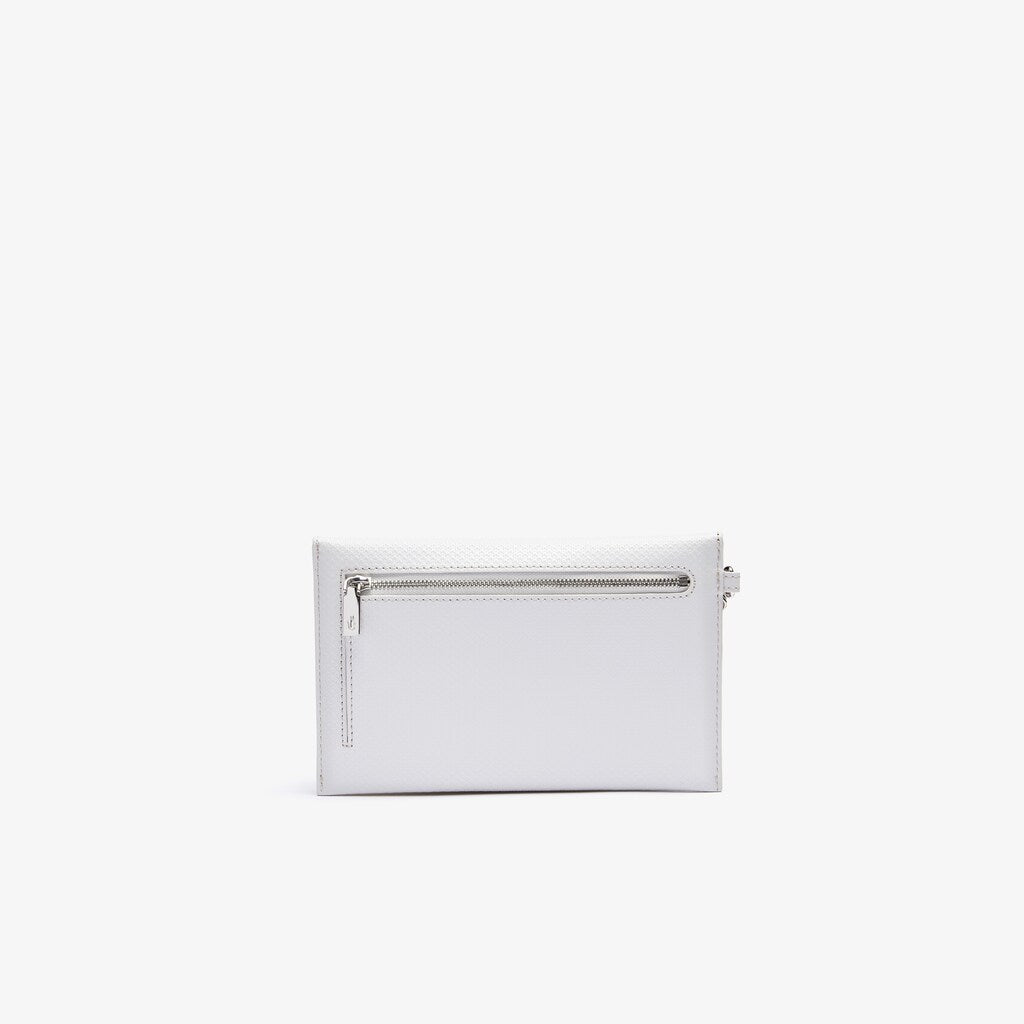 Women's Chantaco Chain Leather Envelope Wallet / Lacoste