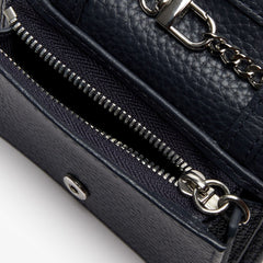 Women's Croco Crew Grained Leather Belt Bag / Lacoste