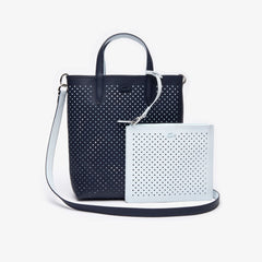 Women's Anna Removable Pouch Perforated Vertical Tote / Lacoste