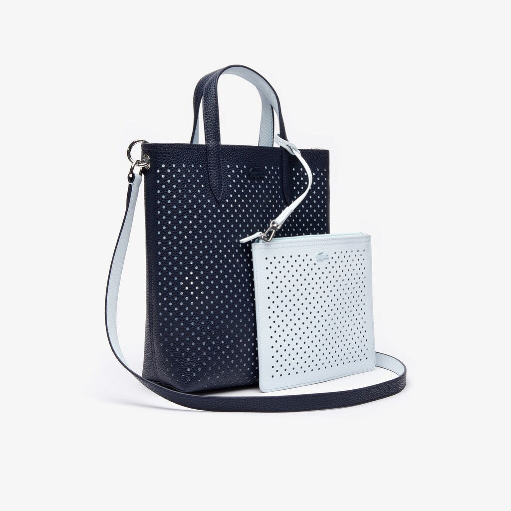 Women's Anna Removable Pouch Perforated Vertical Tote / Lacoste