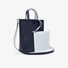 Women's Anna Removable Pouch Perforated Vertical Tote / Lacoste