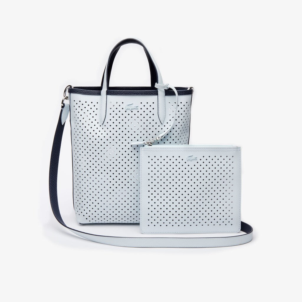 Women's Anna Removable Pouch Perforated Vertical Tote / Lacoste