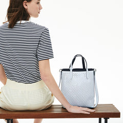 Women's Anna Removable Pouch Perforated Vertical Tote / Lacoste