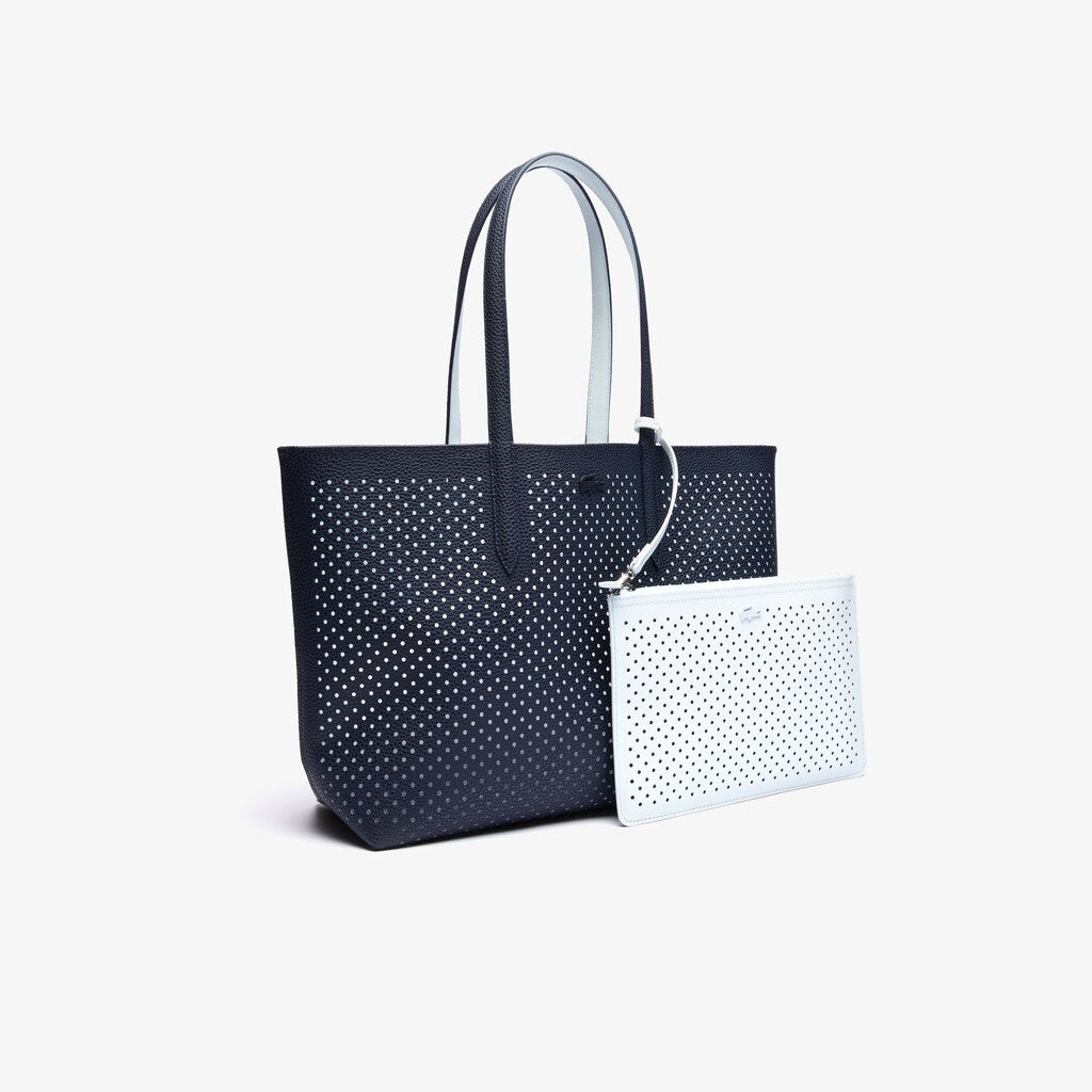 Women's Anna Removable Pouch Perforated Reversible Tote / Lacoste