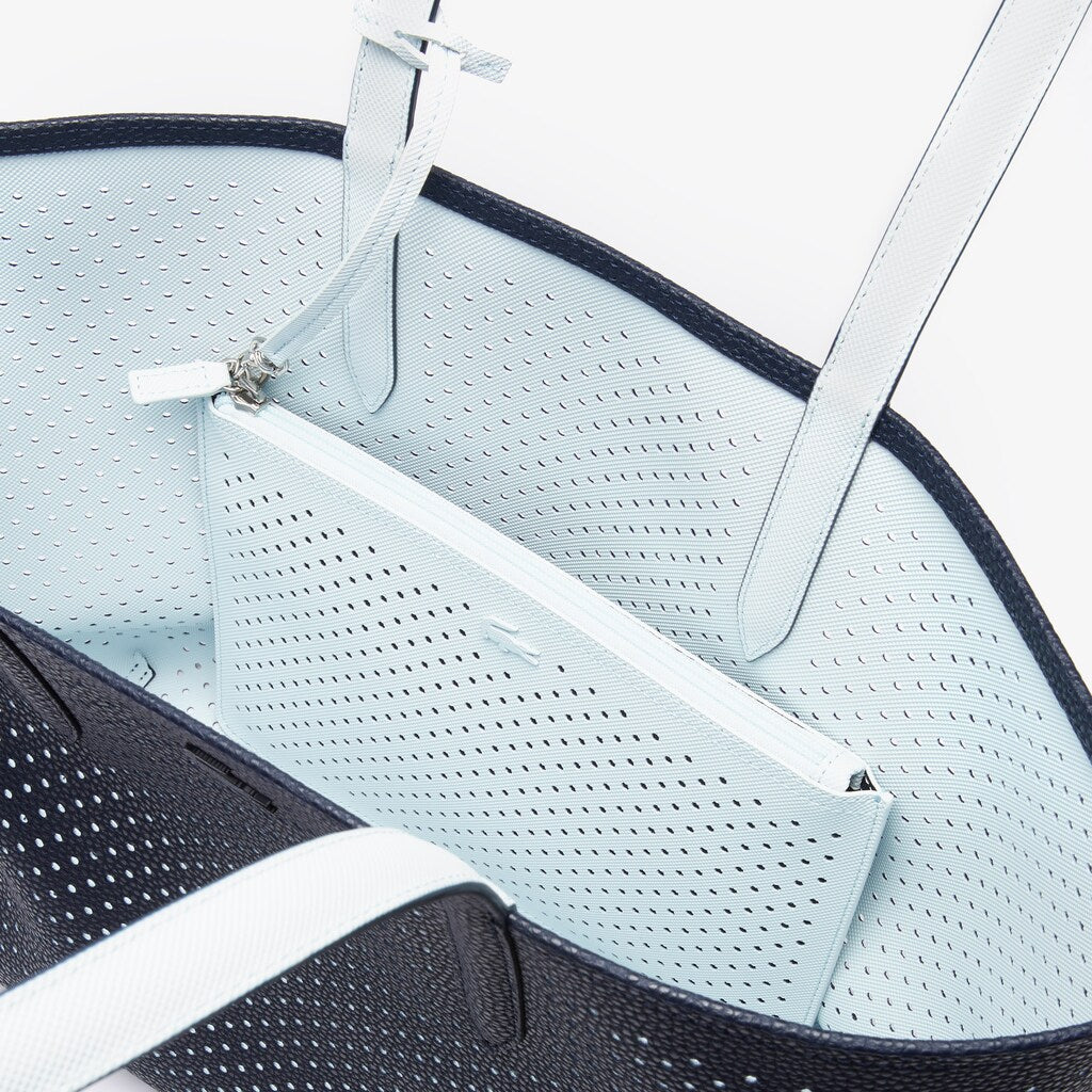 Women's Anna Removable Pouch Perforated Reversible Tote / Lacoste