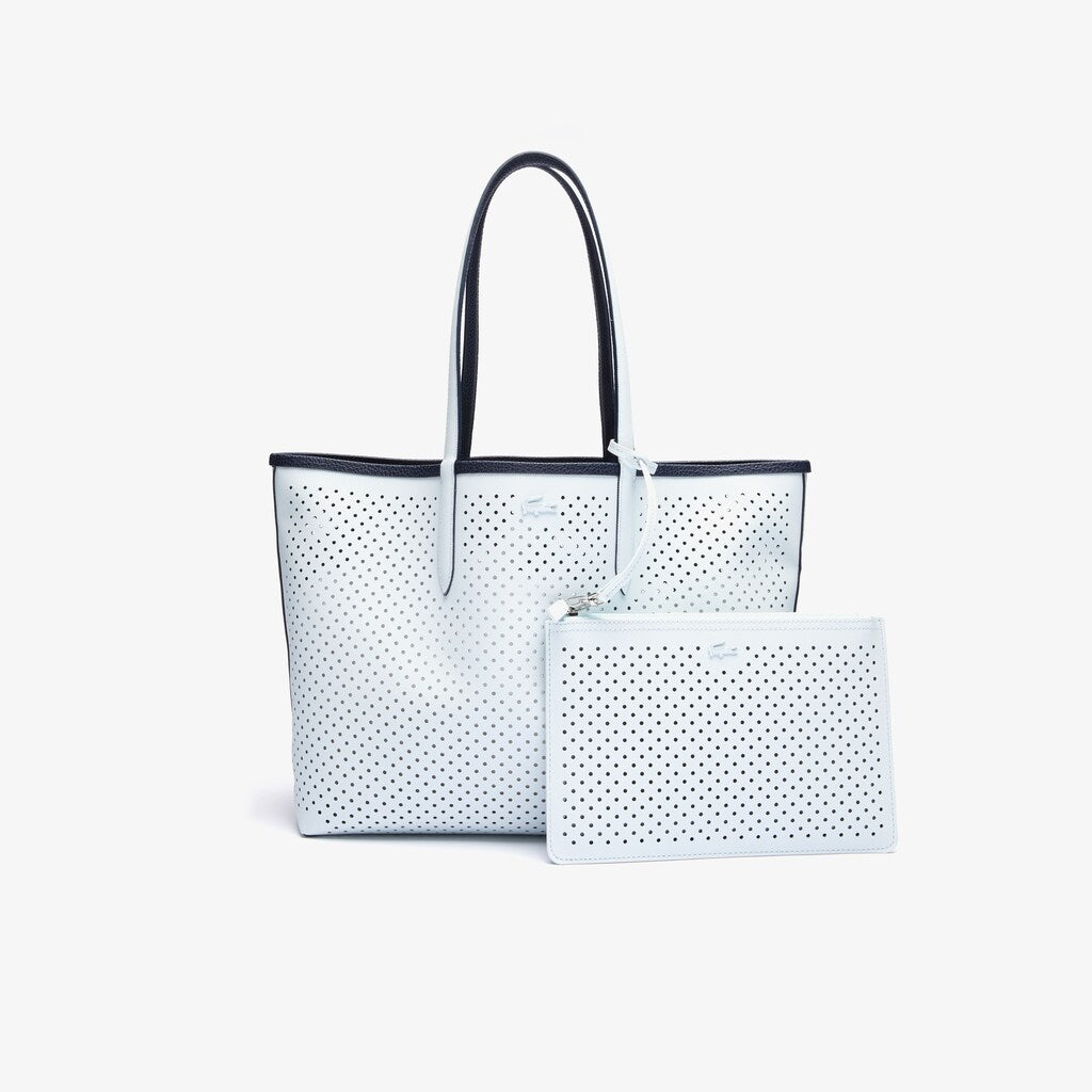 Women's Anna Removable Pouch Perforated Reversible Tote / Lacoste