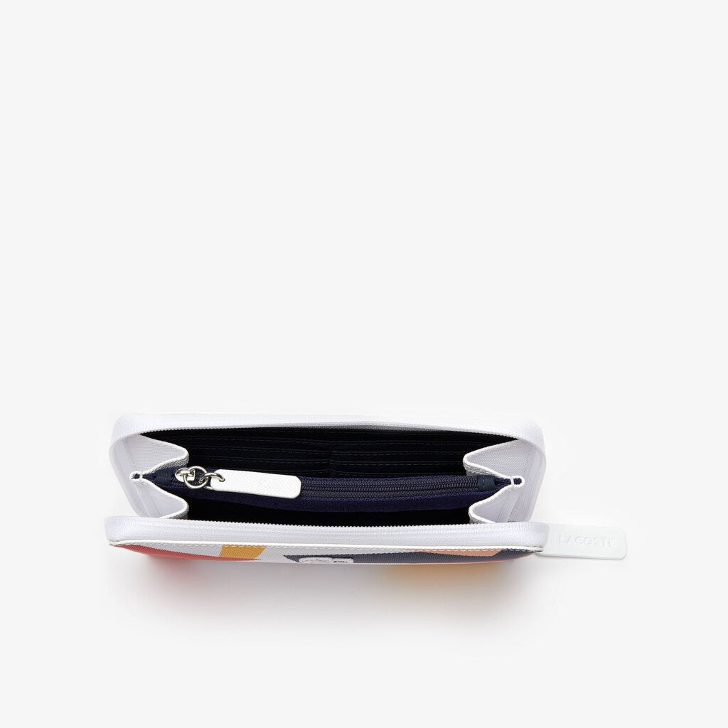 Women's L.12.12 Coloured Design Zippered Wallet / Lacoste