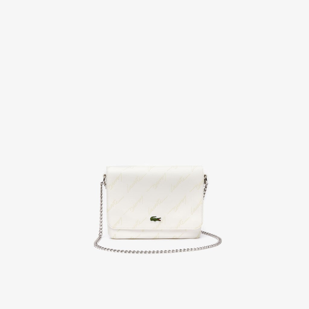 Women's Flap Bag with Chain Strap / Lacoste