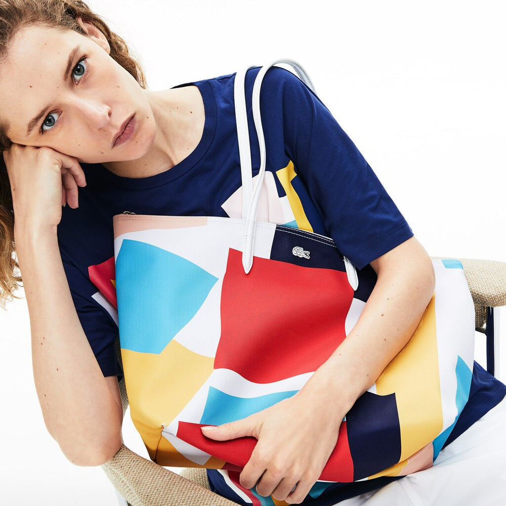 Women's Abstract Print Shopping Bag / Lacoste