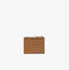 Men's Chantaco Matte Piqué Leather Zip 6 Card Holder / Lacoste