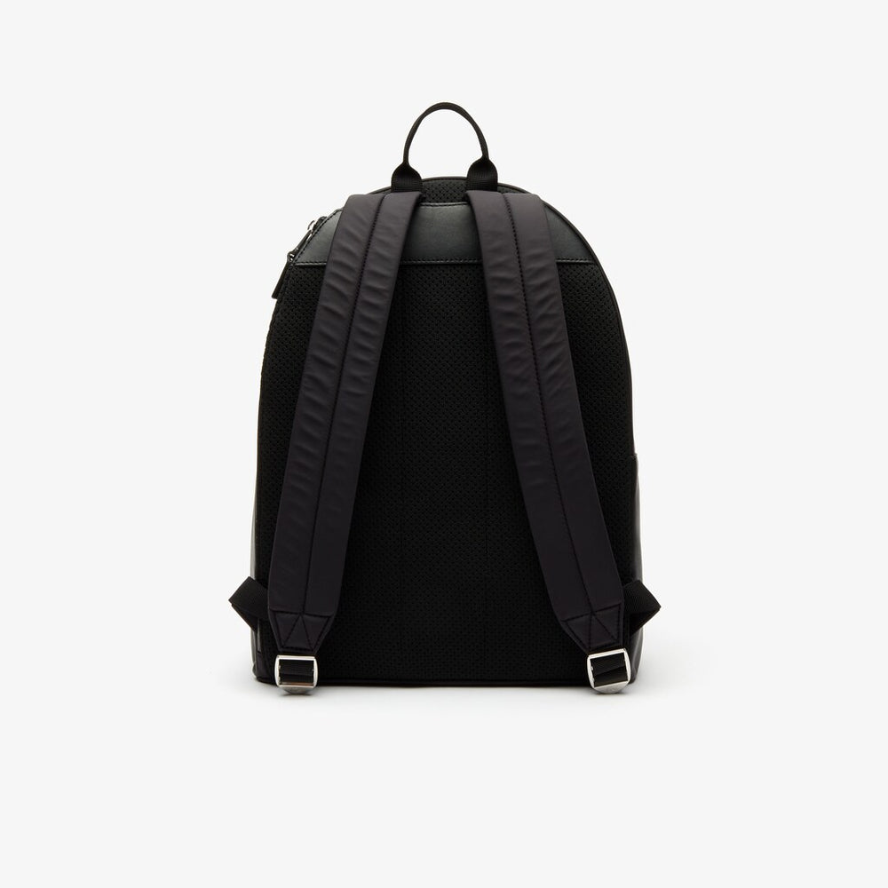 Men's L.12.12 Signature Leather Zip Backpack / Lacoste