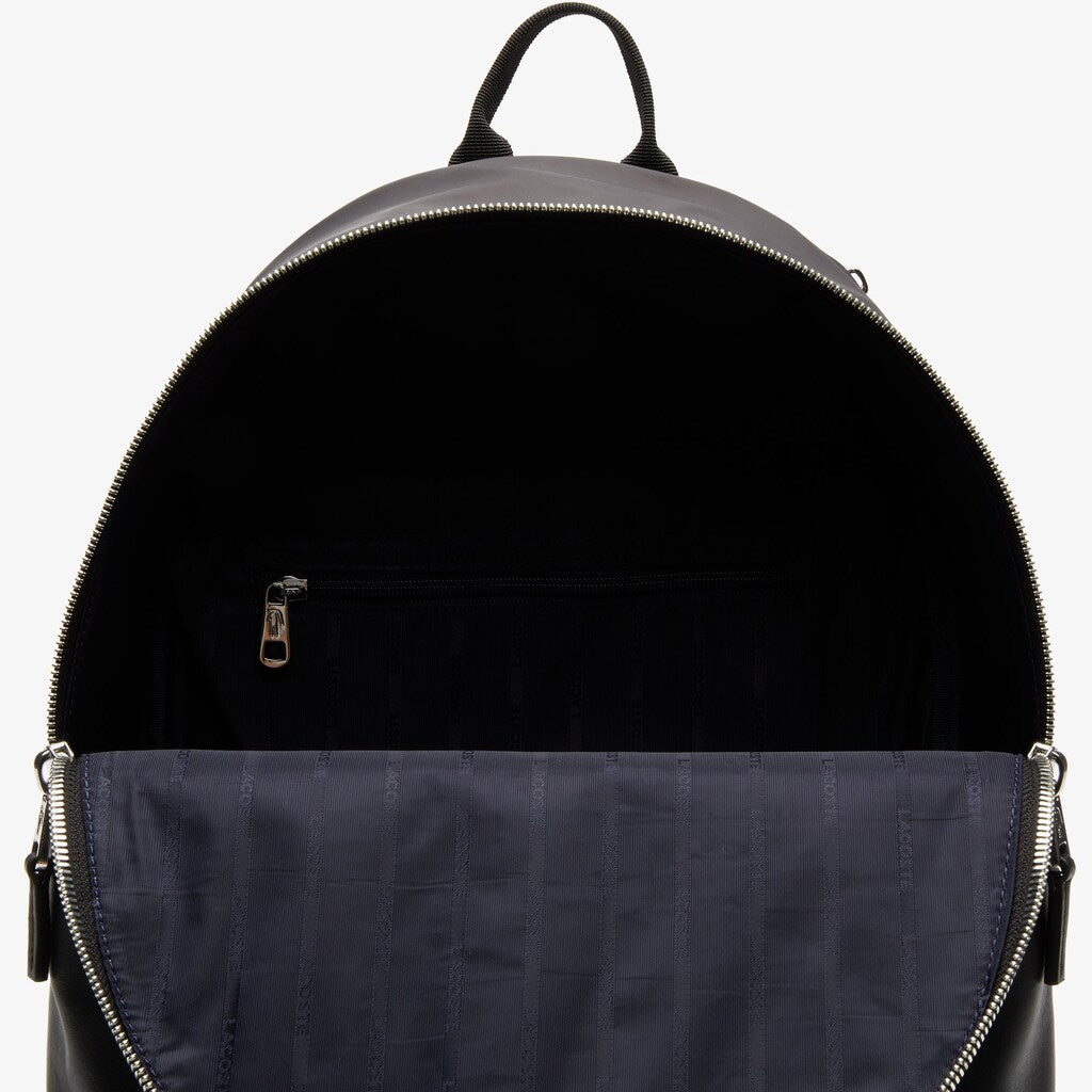 Men's L.12.12 Signature Leather Zip Backpack / Lacoste