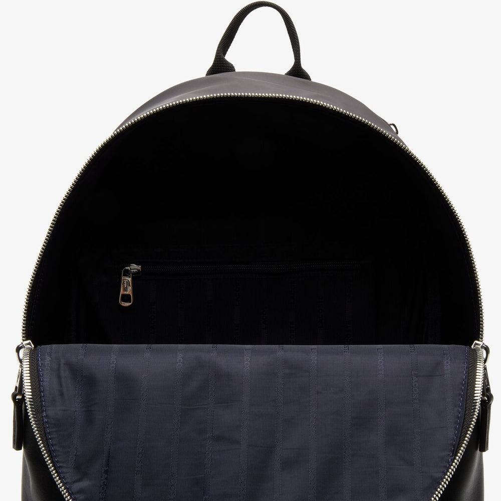 Men's L.12.12 Signature Leather Zip Backpack / Lacoste