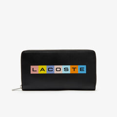 Men's Fitzgerald Multicolour Branded Leather Wallet / Lacoste