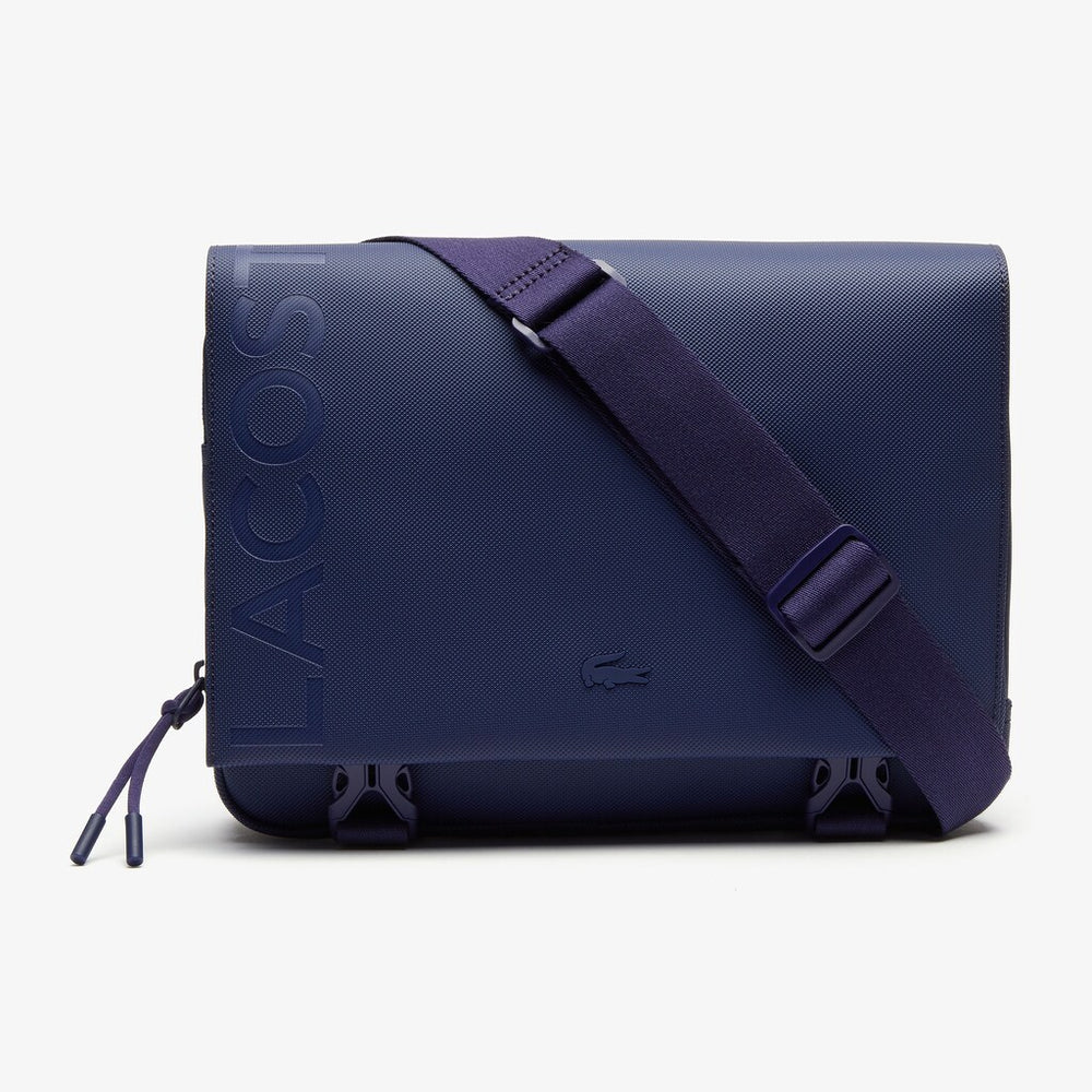 Men's L.12.12 Clipped Flap Adjustable Shoulder Strap Small Pouch / Lacoste