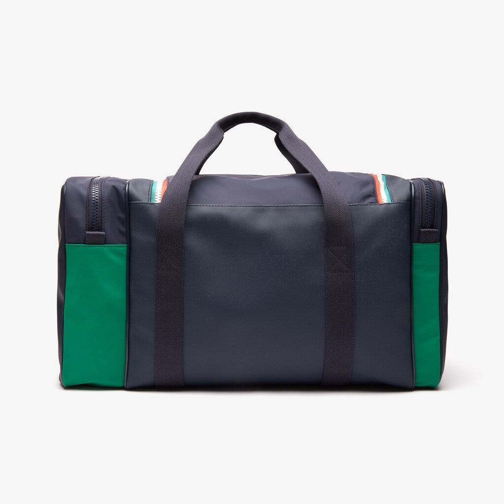 Men's Roland Garros Two-Tone Nylon Zippered Sports Bag / Lacoste