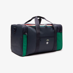 Men's Roland Garros Two-Tone Nylon Zippered Sports Bag / Lacoste
