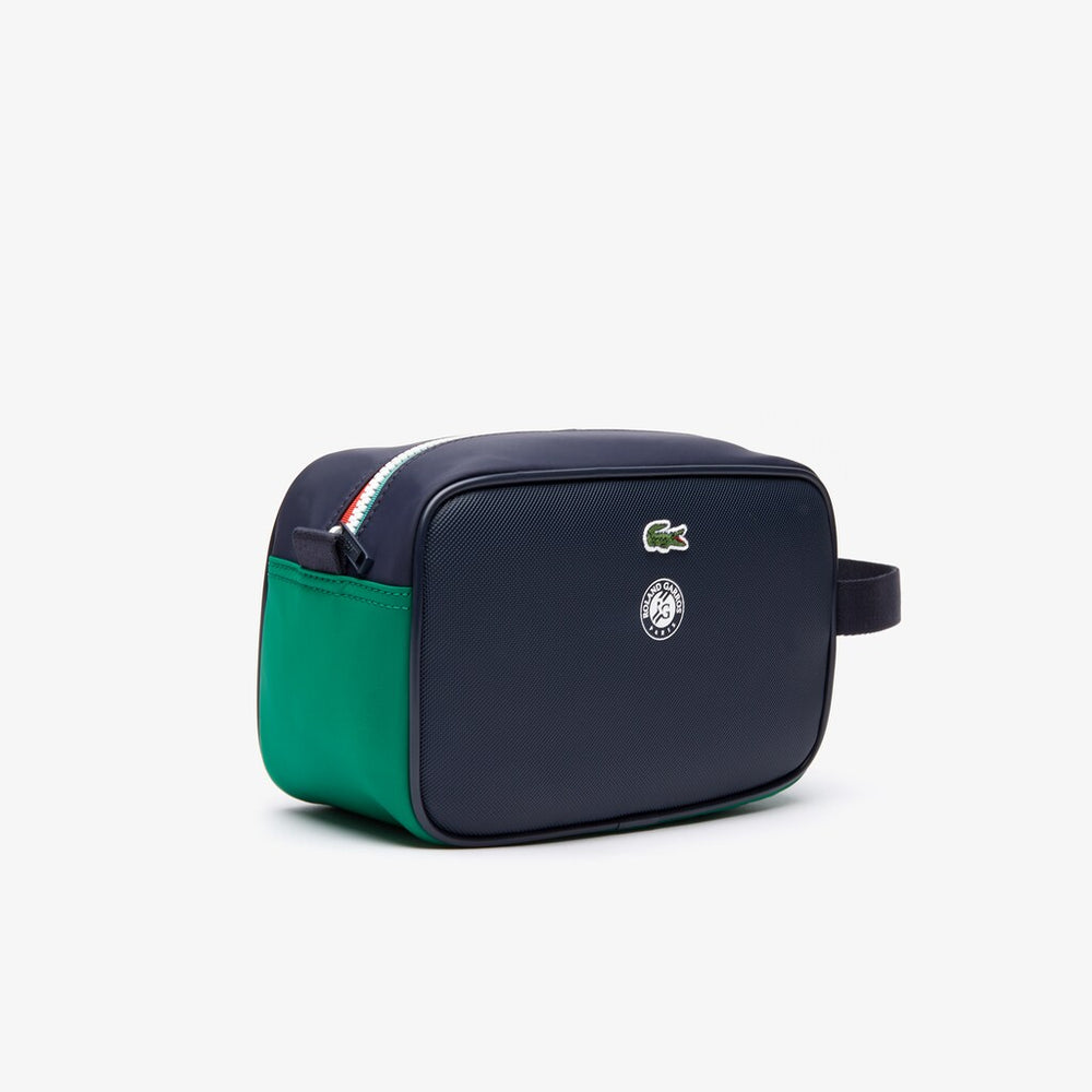 Men's Roland Garros Nylon Zippered Toiletry Bag / Lacoste