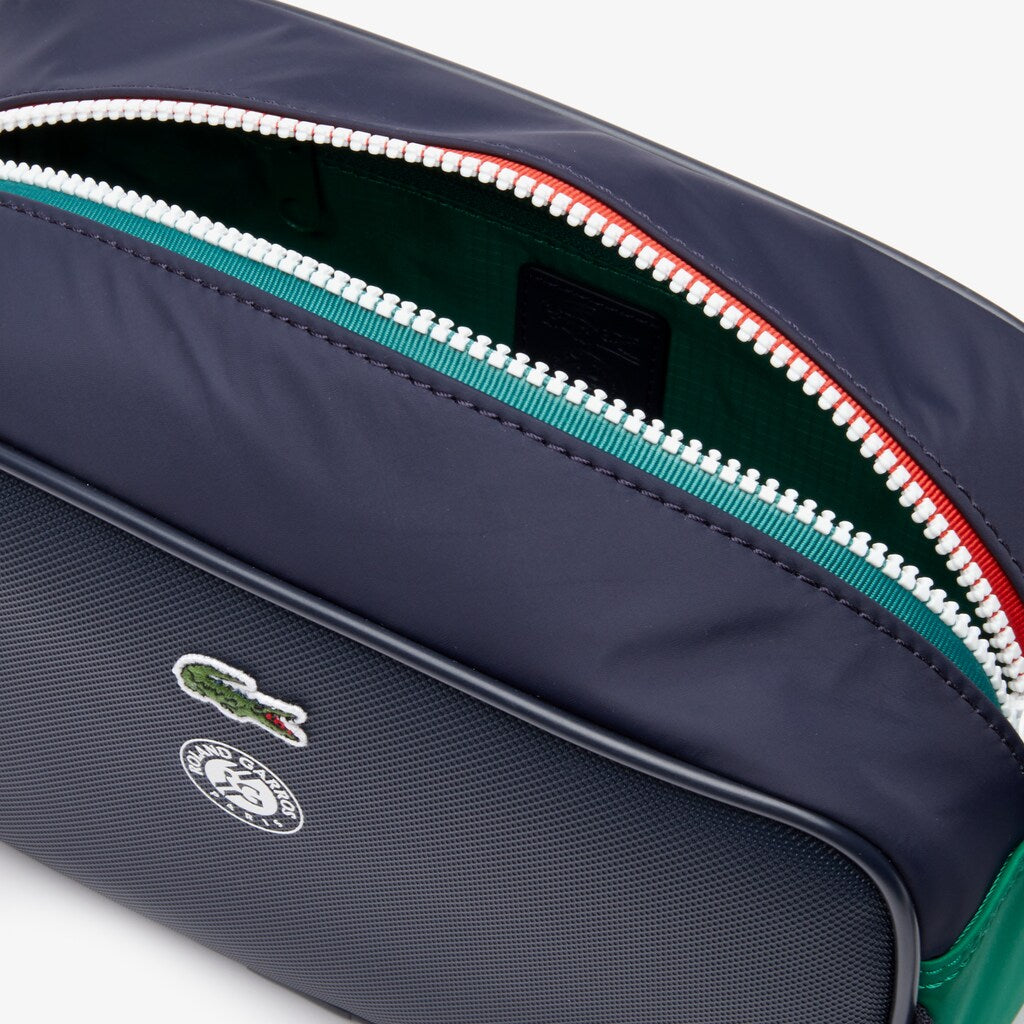 Men's Roland Garros Nylon Zippered Toiletry Bag / Lacoste