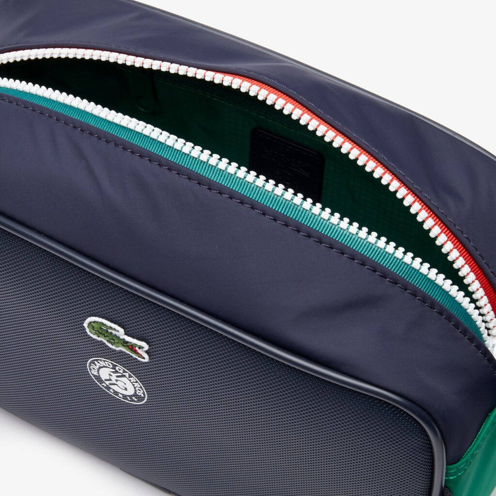Men's Roland Garros Nylon Zippered Toiletry Bag / Lacoste