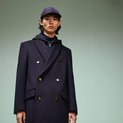 Men's Fashion Show Double-Breasted Coat / Lacoste