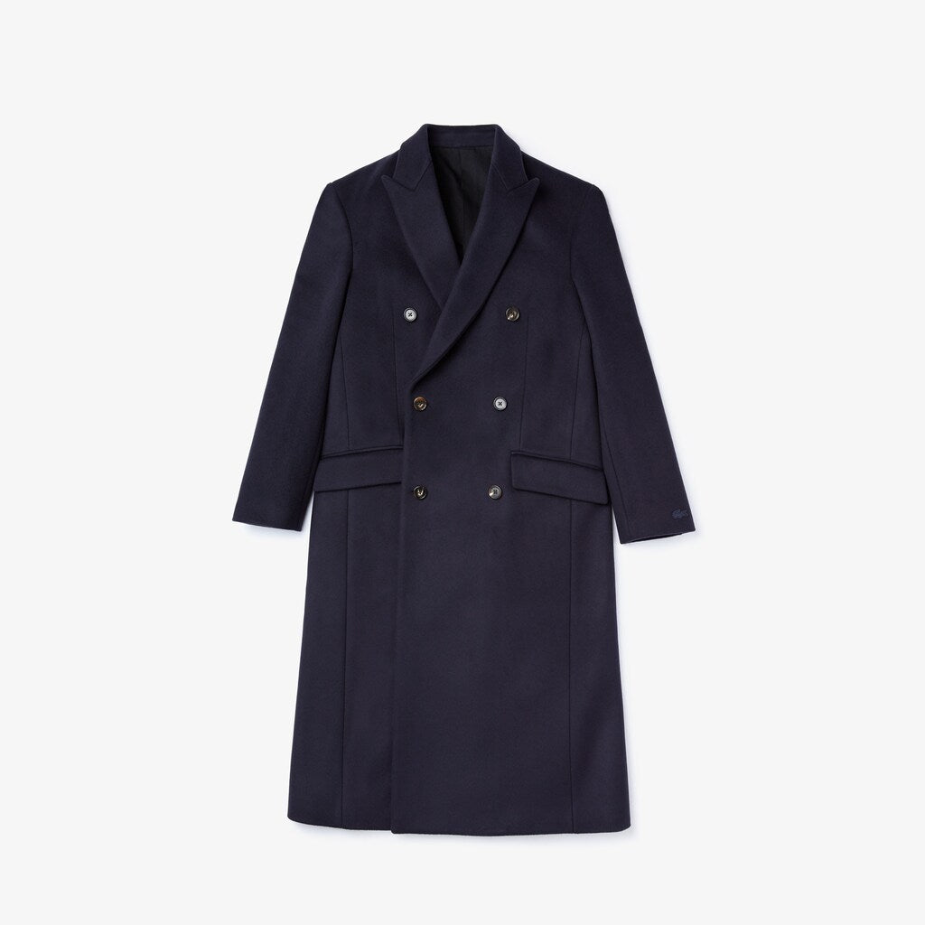 Men's Fashion Show Double-Breasted Coat / Lacoste