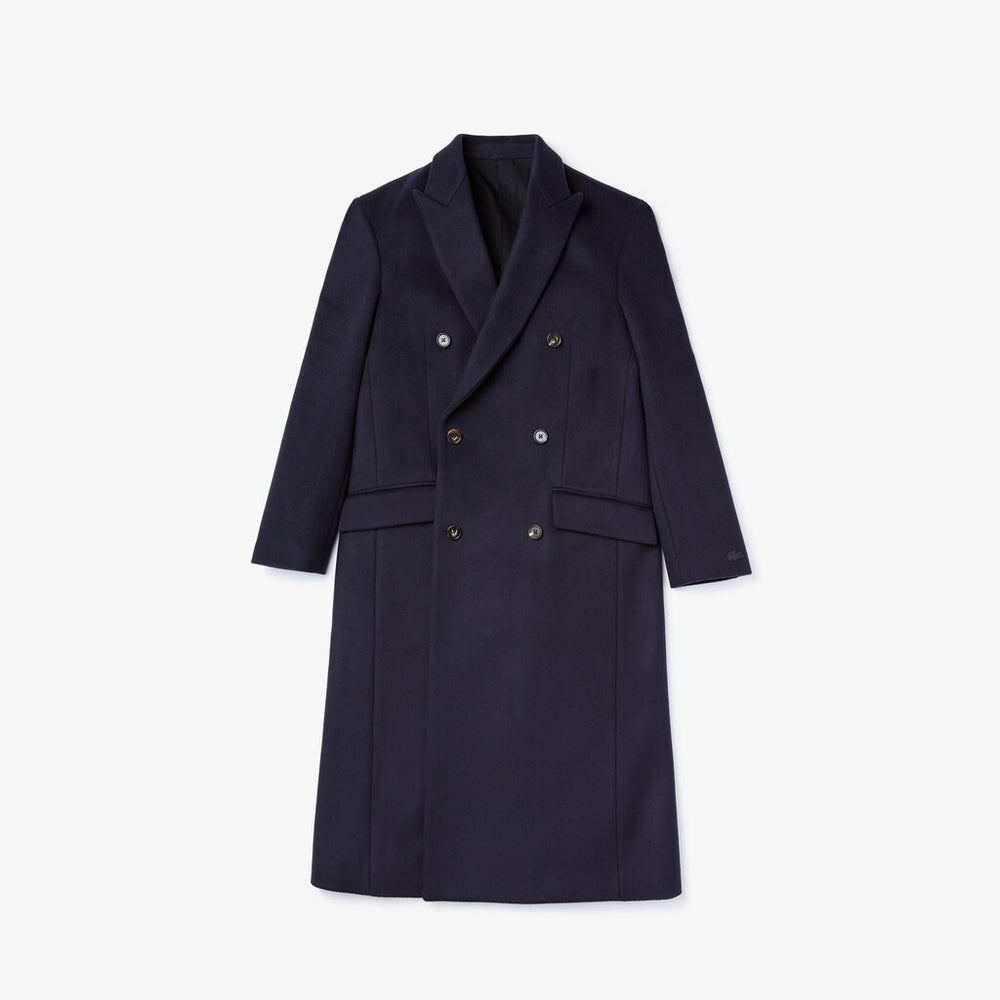 Men's Fashion Show Double-Breasted Coat / Lacoste