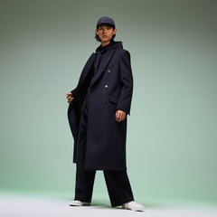 Men's Fashion Show Double-Breasted Coat / Lacoste