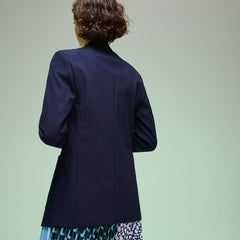 Women's Fashion Show Solid Wool Blend Blazer / Lacoste