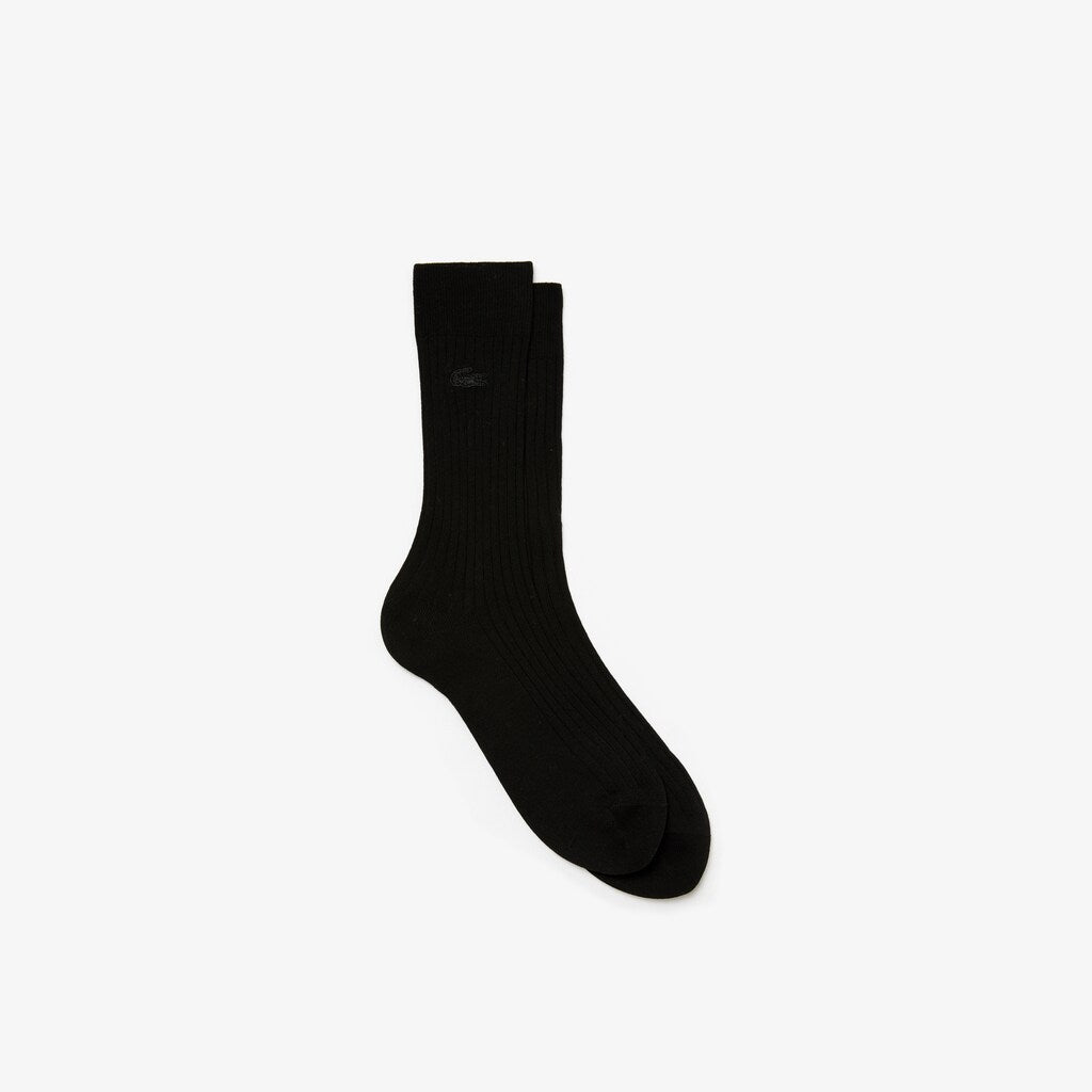 Men's Ribbed Cotton Blend Socks / Lacoste