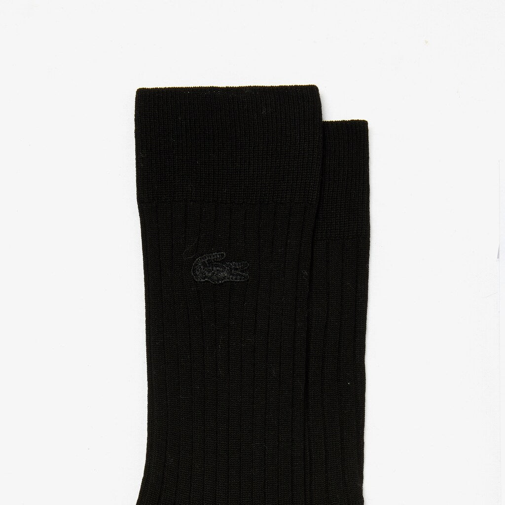 Men's Ribbed Cotton Blend Socks / Lacoste