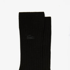 Men's Ribbed Cotton Blend Socks / Lacoste